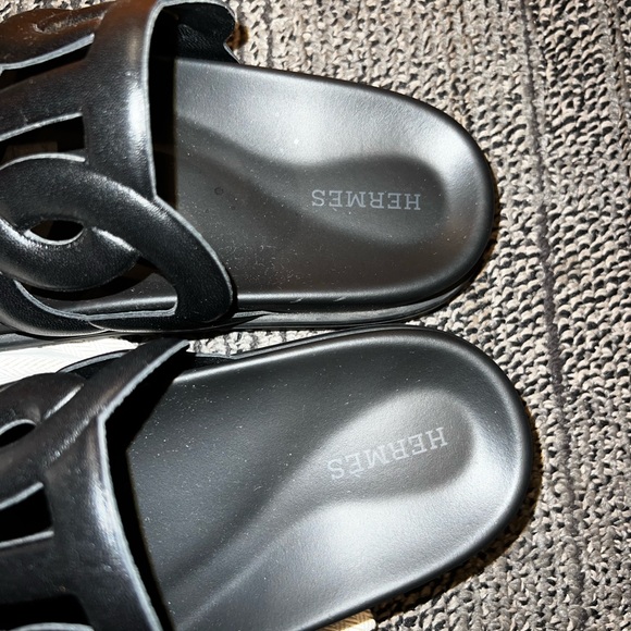 HERMES EXTRA SANDALS BLACK - Picture 11 of 13